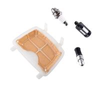HUVNEXA Kit di manutenzione for candele, filtri olio combustibile, sostituzione motoseghe, for MS171 MS181 MS211 Filtro aria per motosega