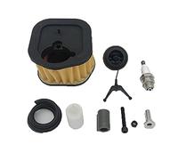 HUVNEXA Kit di messa a punto del filtro dell'aria Parti della motosega Accessori for apparecchiature elettriche, for Husqvarna, for motosega 385XP 390XP 385 390 537009301 Filtro aria per motosega