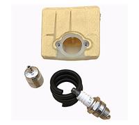 HUVNEXA Kit di messa a punto del tubo del filtro del carburante del filtro dell'aria, for Husqvarna, for 61 66 181 266 281 288 281XP 288XP Parti di motoseghe for seghe a catena 5018071-05 Filtro aria