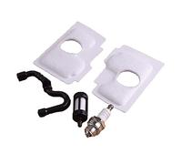 HUVNEXA Kit di messa a punto della candela del filtro del carburante del filtro dell'aria, for la motosega 018 MS180C MS170 017 Filtro aria per motosega