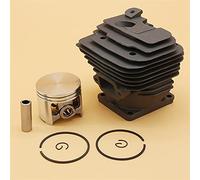HUVNEXA Kit fasce elastiche cilindro pistone 52mm, for STIHL, MS461 MS 461 Motosega Nikasil rivestito Ricambi di ricambio 1128 020 1250 Cilindro per tosaerba