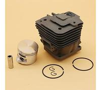 HUVNEXA Kit fasce elastiche cilindro pistone da 50 mm, for STIHL, MS441 MS 441 MS441C Motosega Ricambi di ricambio 1138 020 1201 Cilindro per tosaerba