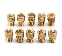 HUVNEXA Kit Getto Principale carburatore, Kit di Sostituzione Getto Principale carburatore, for carburatore GY6 50cc. Scooter a 4 Tempi 139QMB 50, 60, 80cc/carburatore PZ19 Kit getti carburatore