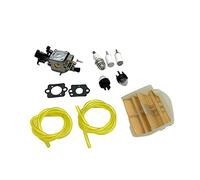HUVNEXA Kit lampadina primer for guarnizione carburatore filtro aria Park Plug, for Husqvarna, for parti di motoseghe 445 450 445E 450E 450II 506450401 Filtro aria per motosega