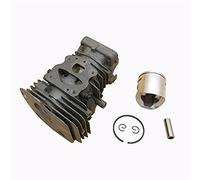 HUVNEXA Kit pistone cilindro 44mm 42mm, for Husqvarna, 445 445E 450 450E, for JONSERED, CS2245 CS2245S CS2250 Parti del motore della motosega Pistone del cilindro della motosega(HUS450 44MM)
