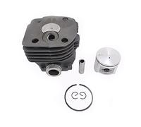 HUVNEXA Kit pistone cilindro Big Bore 52mm Pezzi di ricambio Motosega a benzina da giardino, for Husqvarna, 372XP 372 XP 371 503 93 93 72 Pistone del cilindro della motosega
