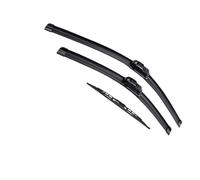 HUVNEXA Kit set spazzole tergicristallo anteriore e posteriore, for Chevrolet, Aveo MK1 2008-2011 Parabrezza 22"+16"+14" Spazzola tergicristallo posteriore(BLACK Left-hand drive)