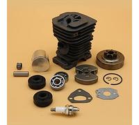 HUVNEXA Kit tamburo frizione cuscinetto pistone cilindro 38MM 40MM, for Husqvarna, 142 141 137 136 Parti motosega 530 06 99 40 Cilindro per tosaerba(HUS142 40MM)