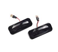 HUVNEXA Lampada di Segnalazione dinamica for parafango Laterale, for Opel, Omega B Stufenheck Caravan 1994-2003 Indicatore di direzione(2PCS Smoked Black)