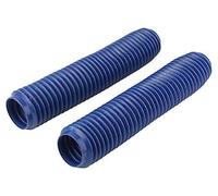 HUVNEXA Moto anteriore, forcella stivali 360 x 60mm universale ammortizzatore smorzamento polvere copertura in gomma, forcella copertura, 1 paio, blu Tappo forcella anteriore per moto