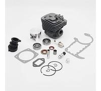 HUVNEXA Pezzi di ricambio for motosega da giardino con cuscinetto a sfera scanalato e pistone da 47 mm, for STIHL, MS361 Pistone del cilindro della motosega