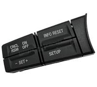 HUVNEXA Pulsante di controllo della velocità per dell'auto, per Mustang | 2010 2011 2012 2013 2014 Regolazione del controllo per audio del per volante per dell'auto Interruttore multifunzione da