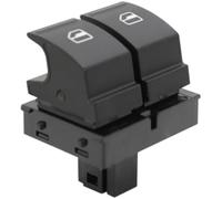 HUVNEXA Pulsante interruttore di comando alzacristallo elettrico doppio | per Volkswagen, per Vw per Transporter per Caddy per Polo per Golf
