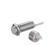 HUVNEXA Sensore di prossimità capacitivo M18 10-30 V CC 3 fili NPN PNP No Nc Interruttore di rilevamento non metallico a filo non a filo con cavo da 2 m Sensore fotoelettrico ottico(5mm Ac 2-wire No)