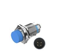 HUVNEXA Sensore di prossimità induttivo con connettore M30 M12 4 pin Plug-in a filo Non a filo Interruttore metallico industriale senza contatto NPN PNP Sensore fotoelettrico ottico(Ac 2-wire No)
