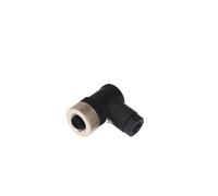 HUVNEXA Sensore di prossimità induttivo con connettore M30 M12 4 pin Plug-in a filo Non a filo Interruttore metallico industriale senza contatto NPN PNP Sensore fotoelettrico ottico(Connector L-m12)
