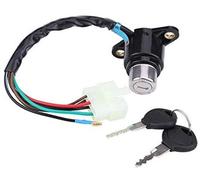 HUVNEXA Set di interruttori a chiave di accensione, blocco interruttore a chiave di accensione for motocicletta con chiave sbloccata, for CB/CM 400/450 Blocco dell'interruttore di accensione