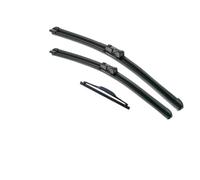 HUVNEXA Set di spazzole tergicristallo anteriori e posteriori for Citroen, DS4 DS5 2010-2018 Parabrezza 30"26"7" Spazzola tergicristallo posteriore(BLACK Left-hand drive)