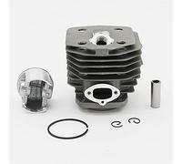 HUVNEXA Set pistone cilindro 45MM Pezzi di ricambio for motosega a gas, for Husqvarna, 154 154XP 254 254XP XP 503503903 503503901 Pistone del cilindro della motosega