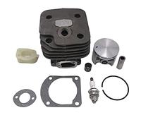HUVNEXA Set pistone cilindro 52MM for sega a catena, for Husqvarna, parti del motore del motore della motosega 61 268 272 272K 272XP 503758172 Pistone del cilindro della motosega