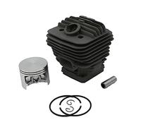 HUVNEXA Set pistone cilindro 56mm 54mm Pezzi di ricambio for motosega a gas Big Bore, for STIHL, MS660 MS 066 660 11220201211 11220201209 Pistone del cilindro della motosega(54MM)