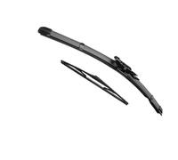 HUVNEXA Set spazzole tergicristallo anteriori e posteriori, for Citroen, C1 MK2 2020 2019 2018 2017 2016 2015 2014 Parabrezza 26 "+12" Spazzola tergicristallo posteriore(BLACK Right-hand drive)