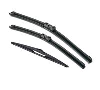 HUVNEXA Spazzole tergicristallo for parabrezza, for Ford, for Kuga, MK1 2008-2012 Set for lunotto anteriore e posteriore 2009 2010 2011 Spazzola tergicristallo posteriore(BLACK Left-hand drive)
