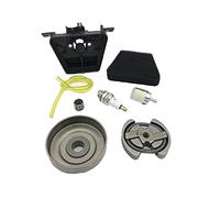 HUVNEXA Tamburo frizione Filtro aria Candela Filtro carburante Tubo flessibile Motosega Pezzi di ricambio, for Partner, for 350 351 370 371 382 390 Filtro aria per motosega