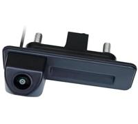 HUVNEXA Telecamera posteriore per veicoli Telecamera per retromarcia, per Octavia 2 3, per A5 Fabio, per Yeti, per Superb Ahd 1080P Traiettoria Maniglia per(BLACK AHD1080P CVBS720P A)