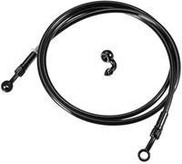 HUVNEXA Tubo flessibile del freno for moto, tubo idraulico, raccordo for dell'olio con banjo interno, for ATV e motocross/resistente, lunghezza 160 cm / 1 set Tubo freno posteriore
