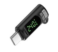 Huvqianu Adattatore di trasferimento dati, .0 Fast Charger Connector with Digital Display, 1.34x0.51in Full Function Charging Monitoring Converter for PC, Laptop, Tablet and Phone Devices