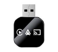 Huvqianu Adattatore wireless - Dongle display per auto, interfaccia plug and play, immediata per la navigazione, facile installazione per la guida in città, pendolari quotidiani, autostrada