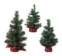 Huvqianu Albero Di Natale Artificiale - Mini Decorazioni Festive,Decorazioni Per La Base 'Albero,Per La Casa Interna Il Soggiorno La Sala Da Pranzo Il Bar Ristorante I Bambini E La Famiglia