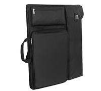 Huvqianu Artwork Storage Bag, Large Capacity Drawing Board Storage Bag, Multifunctional Artist Pouch, Black Art Bags for Paper and Paintbrushes, 19,69 x 25,59 pollici