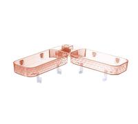 Huvqianu Bathtub Corner Shelf | Rotating Storage Rack | No Drilling Shelves, Shower Wall Shelves, Wall Shelves, Wall-Mounted Kitchen Storage Basket For Toilets Dorm Kitchen