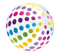 Huvqianu Beach Ball, Rainbow Color Balls, 5.51x5.12in Authentic Blow Up Beach, Compact Lightweight Floating Design, Inflatable Water Toy for Pool Lake Celebrations Birthday Use