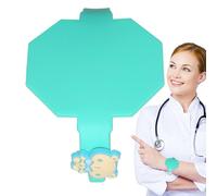 Huvqianu Blocco note da polso, promemoria indossabile, blocco note cancellabile, promemoria riutilizzabile, cinturino impermeabile per infermiere, insegnanti, veterinari, poliziotti