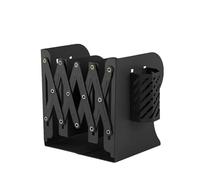 Huvqianu Bookshelf for Desk, Telescopic Metal Bookcase with Pen Holder, Adjustable Desktop Organizer Shelf to Office, Study, and Home Workstation Storage 5.91x3.94x7.48 Inches