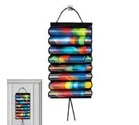 Huvqianu Borsa porta tappetino da gioco di carte, contiene 8 tappetini da gioco, contenitore con gancio, soluzione organizzativa per soggiorno, camera da letto, campeggio, viaggi, studio