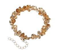 Huvqianu Bracciale quotidiano per donna, eleganti braccialetti in metallo per donna, gioielli chic per mani, regali ideali per moglie, amica, madre e