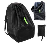 Huvqianu Car Seat Cover Travel Bag, Seat Carrier Backpack, Waterproof Heavy-Duty Fabric, Extra Spacious Storage, Baby Gear for Road Trips and Family Outings, 33.46x16.93x16.93 Inches
