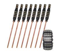 Huvqianu Catene Da Neve Per Autocarri,Otto Pezzi Antiscivolo Trazione Riutilizzabile - Catene Da Neve Per Ruote | Compatibili Con Pneumatici Da 16.5-24.5 Cm Per Suv Camion Berlina Pickup Minivan