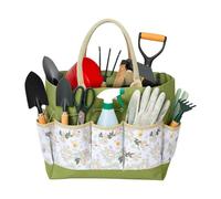 Huvqianu Cesto da giardinaggio - Organizzatore Oxford multi-scomparto | Organizer per Attrezzi da Giardino Stilosa,per donne uomini giardinieri esterno cortile patio prato guanti da lavoro utili