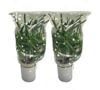 Huvqianu Coperture per Piante - con Cordino 2 Pezzi Scudo Solare Visibile - 100 X 120 Cm Coperture per Piante da Esterno per l'inverno | per Arbusti Alberi Rose Ortaggi Frutta E Giardino