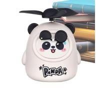 Huvqianu Cute Handheld Fan, Portable Desktop Cooler, 2,68 x 2,6 in Panda Shape Ricaricabile Device, Electric Air Circulator, Outdoor Heat Relief for Compact Personal Accessory