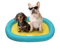 Huvqianu Dog Float, Puppy Swimming Raft, Leak-Proof Floating Mat, Outdoor Water Play Accessory, Lightweight & Statable Desig for Garden, Fiver, Lake, Hot Days, Dog Activities