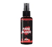 Huvqianu Fake Blood - 50ml Halloween Makeup Prop for Realistic Effects, Quick Application with Easy Wash, Cosplay Blood for Haunted Houses Themed Parties Stage Performance School Plays Film Playing