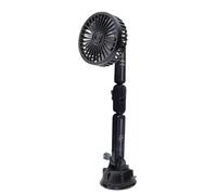 Huvqianu Fan Car, Powerful Vehicle Cooling, 3 Speed Adjustable Fan, Rotating Head For Car, Multifunction In Travel & Camping, Compact Design, Great For Hot Days, Black