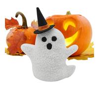 Huvqianu Ghost Plush | Peluche di Halloween divertente,Compagno di sonno morbidi cuscini per adolescenti adulti compleanno festa festa festival