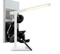 Huvqianu Lampada touch, moderna lampada da comodino, illuminazione continua, luminosità regolabile per toeletta, lavoro, scuola, lettura, studio, casa, toletta, ufficio, camera da letto, comodino